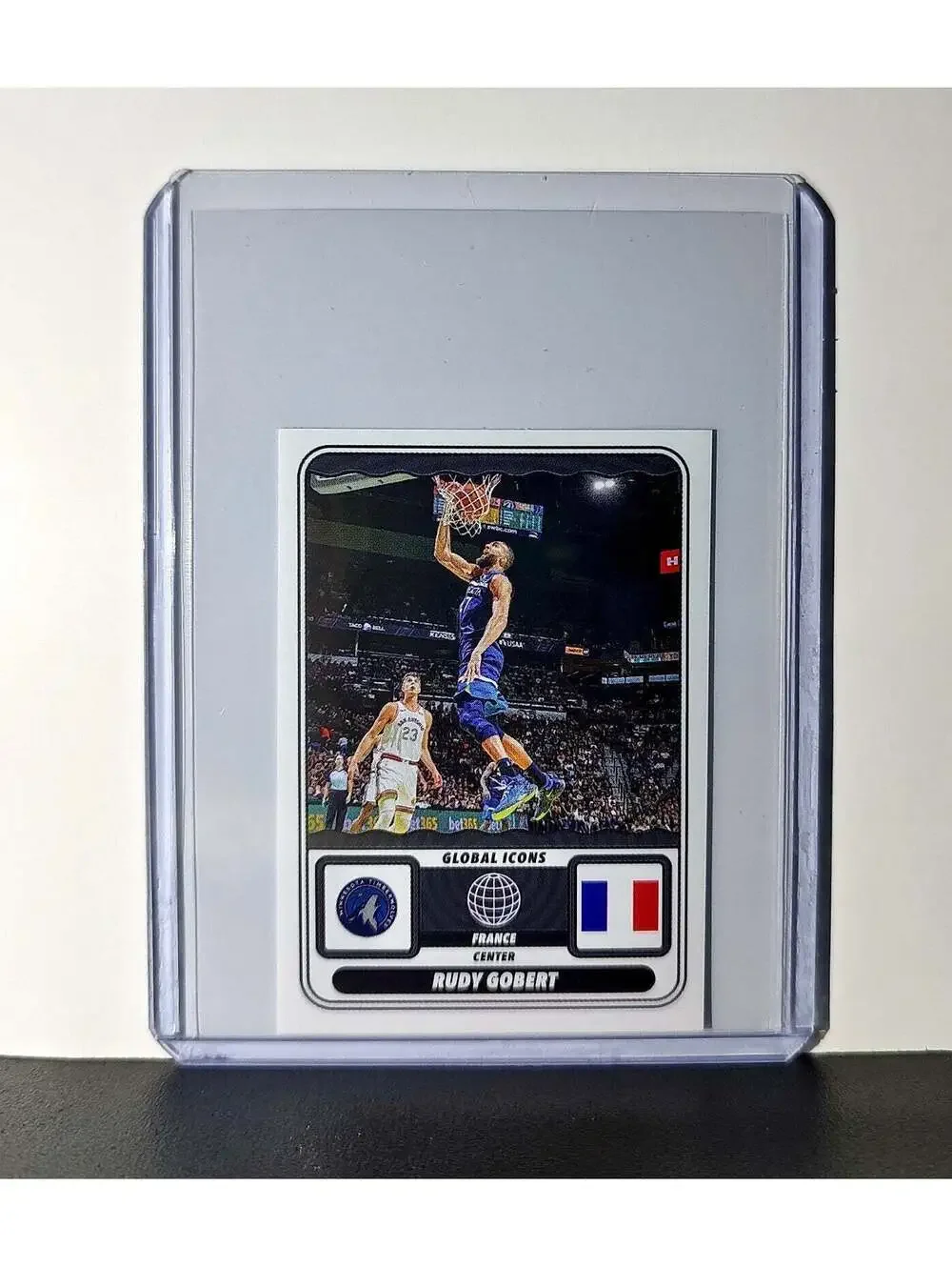 Rudy Gobert Global Icons 2024-25 Panini NBA #68 Sticker Minnesota Timberwolves